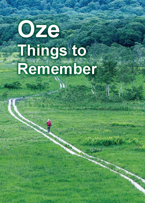 Oze Things to Remember