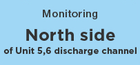 Monitoring North side of Unit 5,6 discharge channel