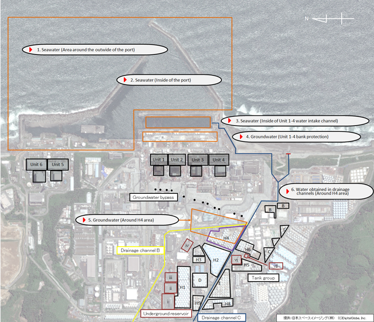 Fukushima Radioactive Water Leak Chart