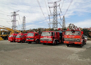 8 Fire engines