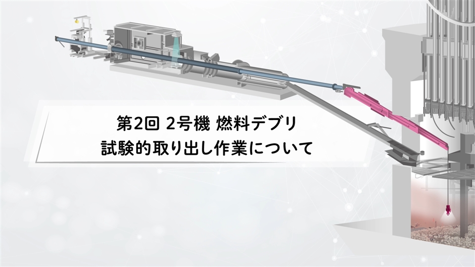 福島第一原子力発電所　2号機燃料デブリ試験的取り出し作業（2回目）について（解説動画）