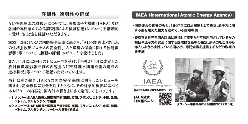 Vol.10 国際原子力機関（IAEA）による安全性の確認