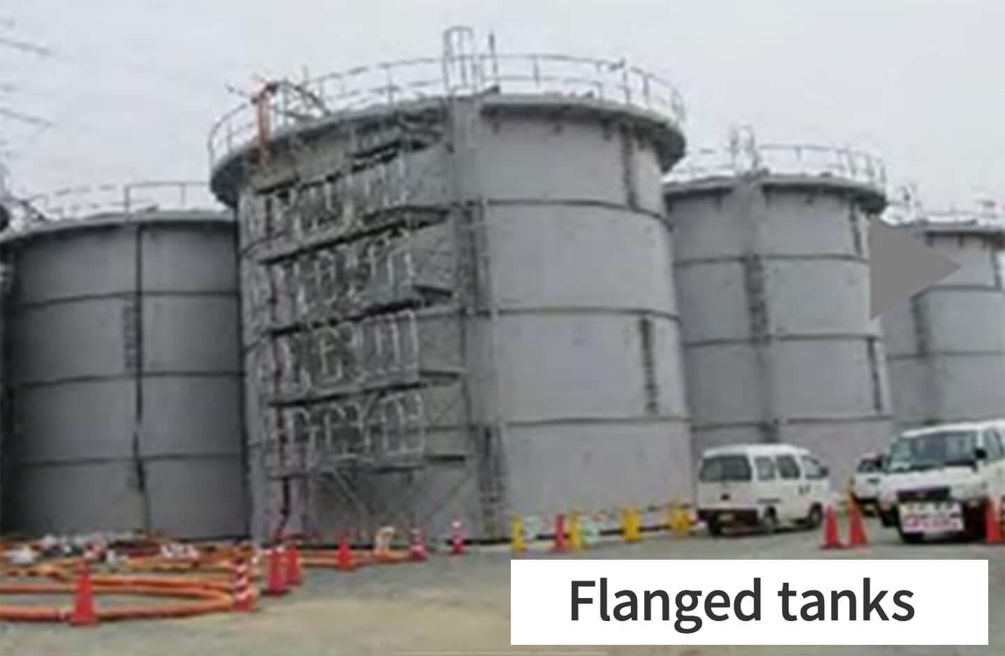 Flanged tanks