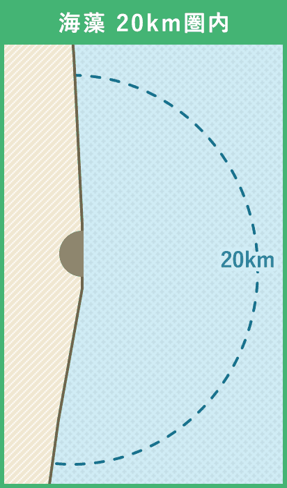 海藻 20km圏内