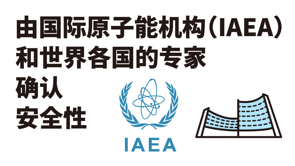 由国际原子能机构（IAEA） 和世界各国的专家 确认 安全性