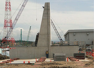Sectional view of the seawalls on Arahama side (*Partially completed)