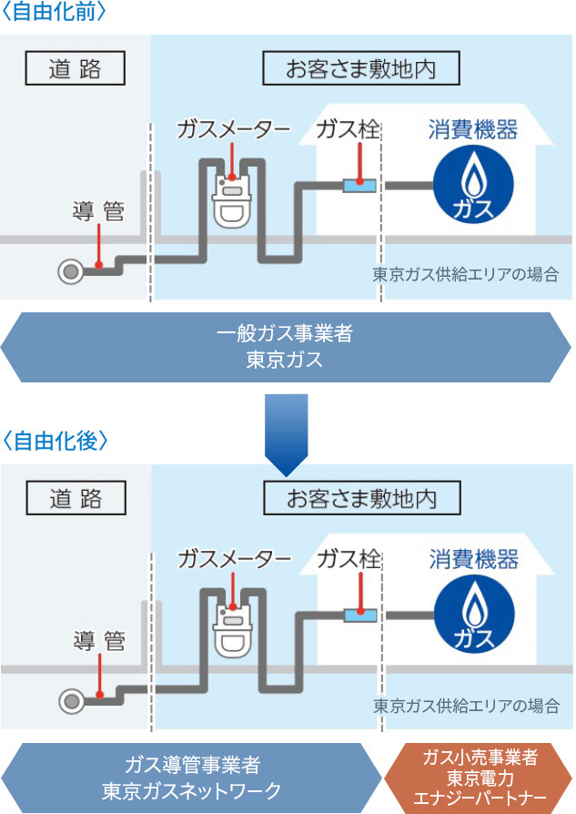 自由化前後の定期調査