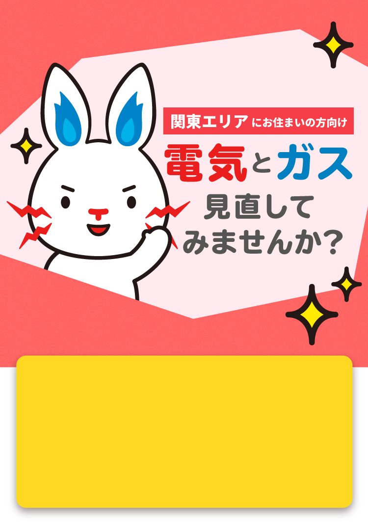 電気とガスを東京電力にまとめると、もっとおトクになる