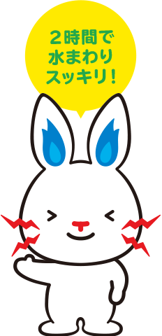 2時間で水まわりスッキリ!