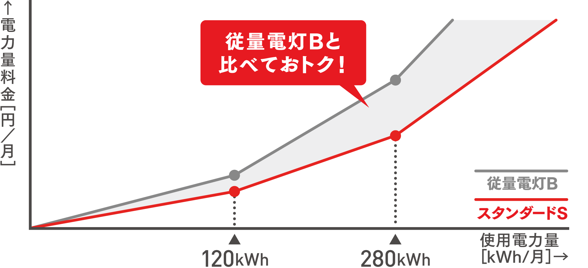 スタンダードSの特徴