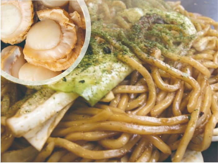 ホタテ焼きそば
