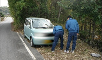 避難指示区域内残置自動車への対応