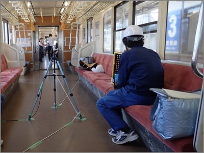 列車内モニタリング状況