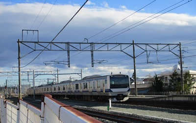 試運転中のＪＲ常磐線列車