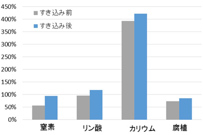 緑肥のすき込み効果