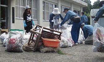 楢葉町「クリーンアップ作戦」への参加