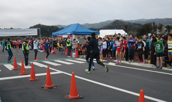 第３回広野“ふる里ふれあい”マラソンの会場設営ならびに運営補助