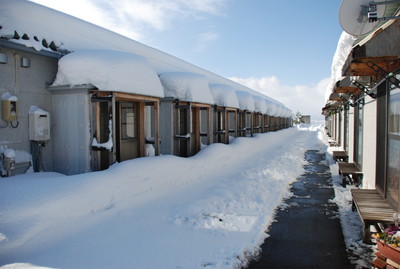 除雪前の様子[2017年2月13日撮影］