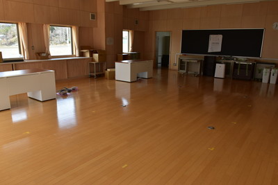 搬入前の職員室の様子［2017年3月28日撮影］