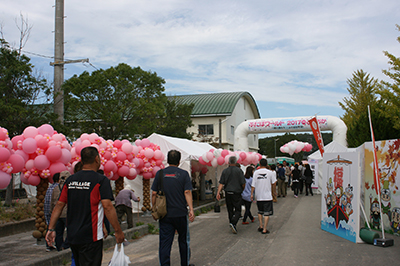 会場入り口の様子[2017年9月30日撮影]