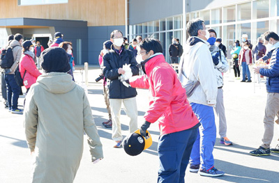 イベント参加者への受付案内・誘導