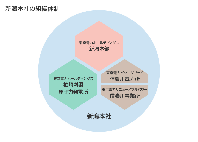 新潟本社の組織体制