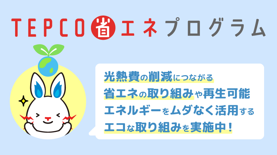 楽しみながら省エネできるプログラムや家電のメンテナンスサービスなど、光熱費の削減につながるキャンペーンをご用意しています！