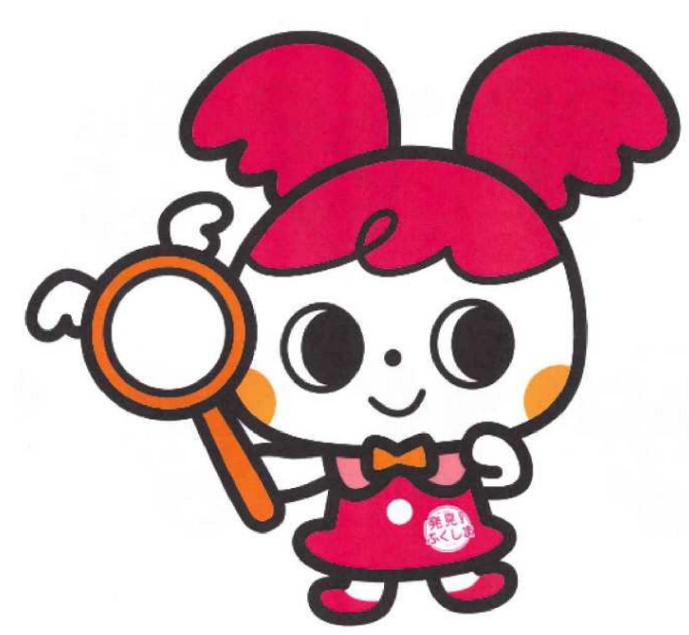 「発見！ふくしま」公式キャラクター（めっけちゃん）