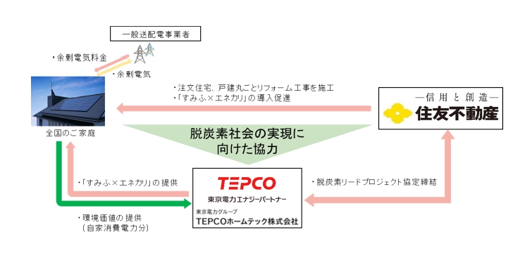 「脱炭素リードプロジェクト」における協力体制。