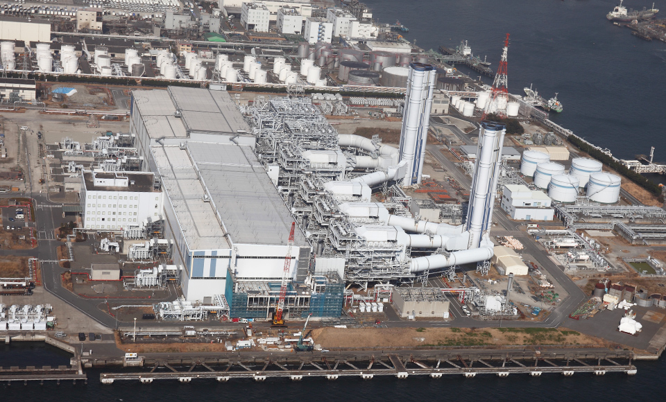 川崎火力発電所　全景