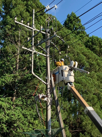 2019年台風15号に伴う停電復旧対応（復旧作業の様子）（2）